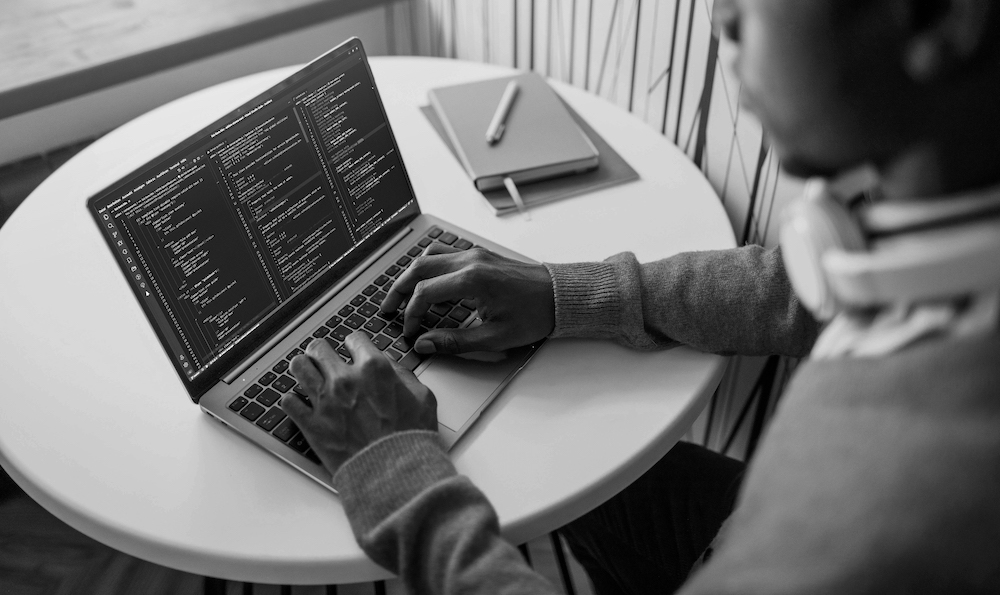 Team discussing a web application architecture